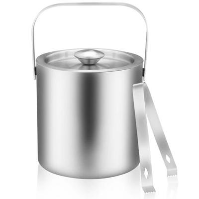 Ice Bucket with Ice Tongs